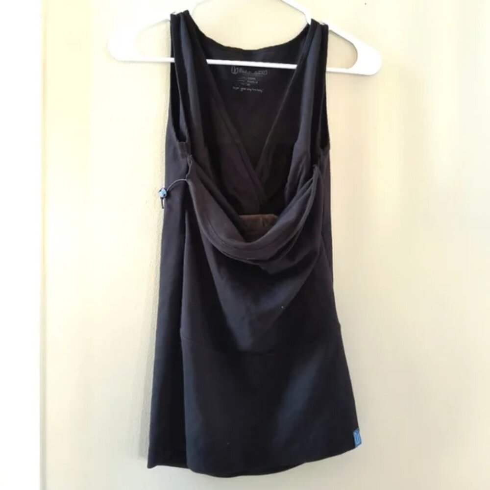 Women’s Shirt Baby Harness Black Sleeveless Top by LALABU Simple Babywearing - Picture 3 of 7